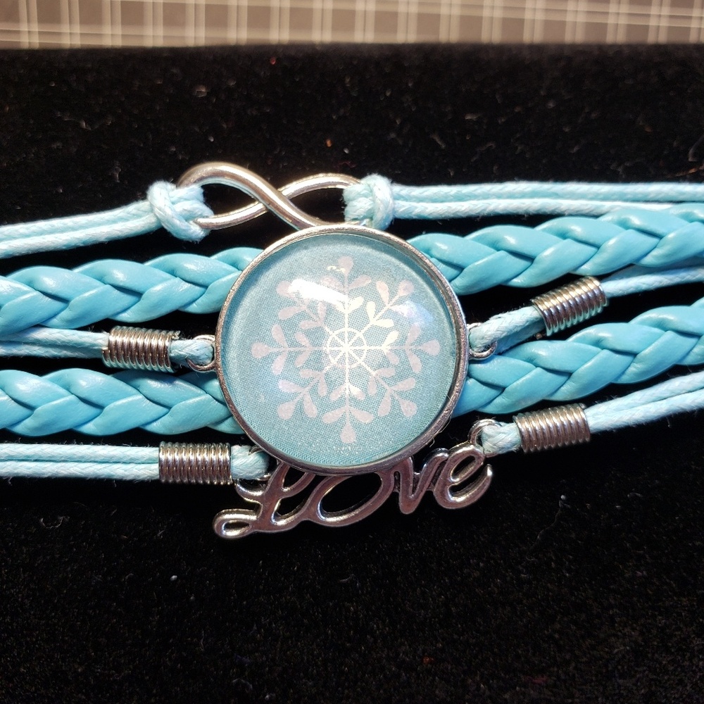 3 for $15 -🧵 Light Blue Multi Strap Bracelet